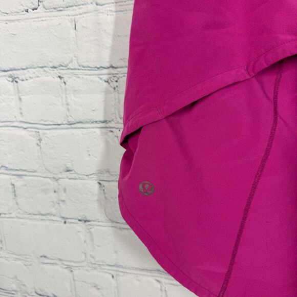 Lululemon Speed Up Shorts Women Size 8 Athletica Hot Pink 4” inseam Back Pocket - Picture 3 of 13